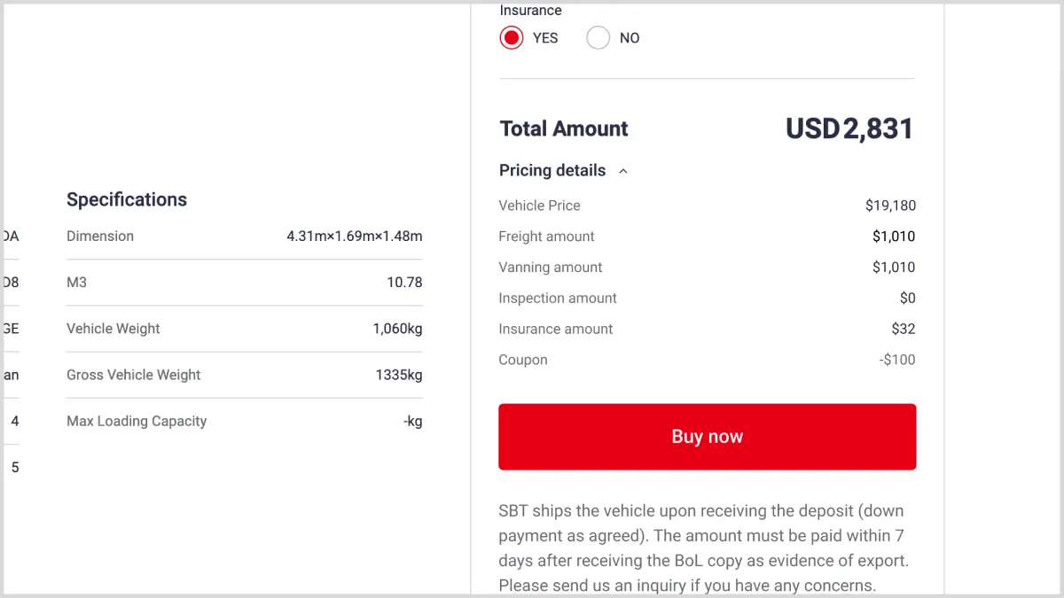 Bouton Acheter maintenant