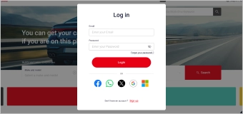 Connexion et clic sur « Mon compte » width=