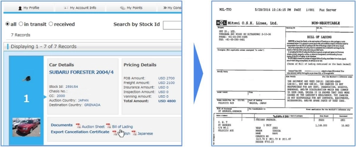 Télécharger les documents nécessaires